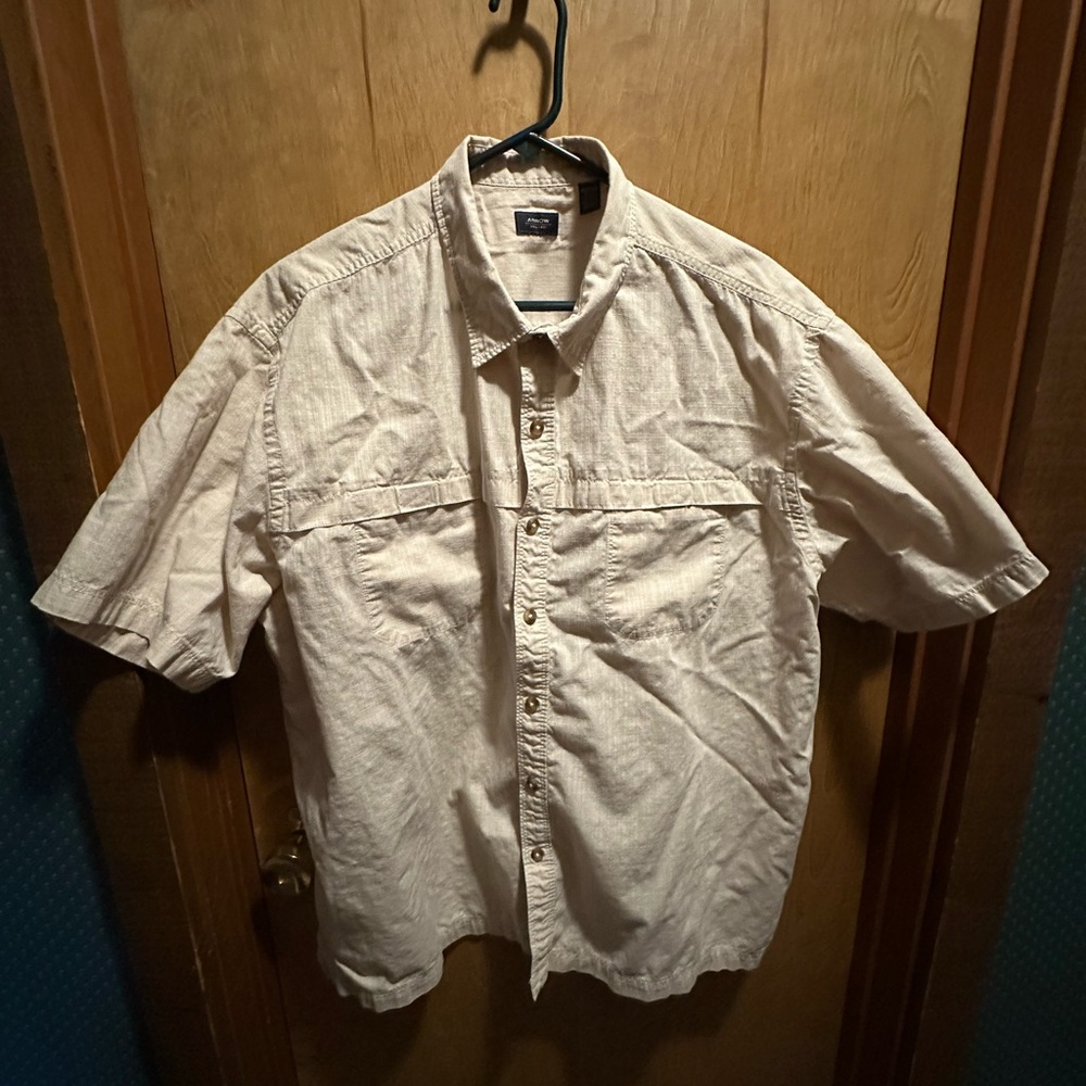 Arrow Light Tan Short Sleeve Shirt